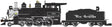 4-6-0 - Standard DC - Sound-Ready with Installed Speaker -- Denver & Rio Grande Western #170 (black, silver)