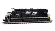EMD GP40 - Standard DC -- Norfolk Southern #3057 (black, white, Horse Head Logo)