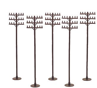 Accessories -- Telephone Poles pkg(12)