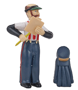 Figures -- Station Agent w/Coat & Hat