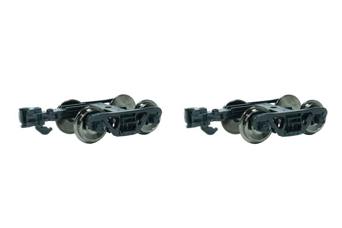 Roller Bearing Freight Car Trucks w/Metal Wheels -- 1 Pair