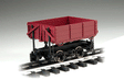 1:20.3 Ore Car w/Metal Wheels -- Wood Side-Dump (Brown)