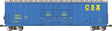 Evans 53' Double-Plug-Door Boxcar - Ready to Run -- CSX #190840 (blue, yellow)