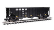 Bethlehem Steel 100-Ton 3-Bay Hopper - Ready to Run -- Norfolk Southern #146753 (black, white)