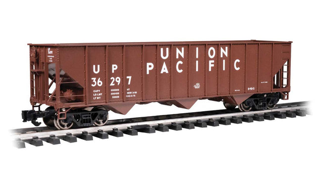 Bethlehem Steel 100-Ton 3-Bay Hopper - Ready to Run -- Union Pacific #36297 (Boxcar Red, white)