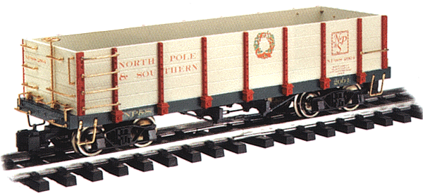 Wood Gondola - Ready to Run -- Christmas 2004 (North Pole & Southern #2004)