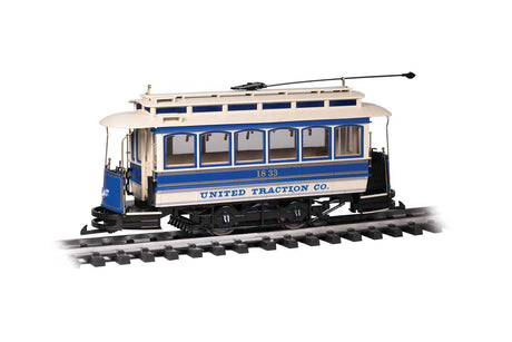 Single-Truck Closed Streetcar - Standard DC -- United Traction Company (blue, cream)