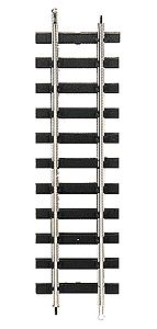 Steel Alloy Track with Plastic Ties - Straight -- pkg(4)