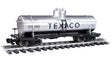 Single-Dome Tank Car - Ready to Run -- Texaco #7924 (silver, black)