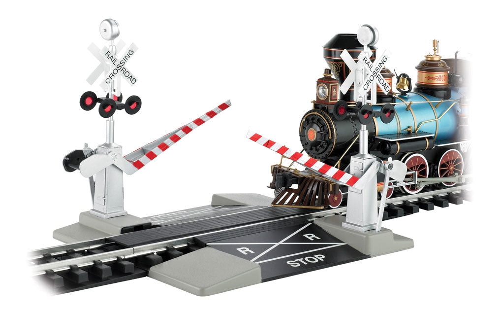 Accessories - 1:20.3 Scale -- Crossing Gates Track Piece (Operational)