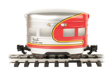 Eggliner - Standard DC -- Santa Fe (Warbonnet; silver, red; "...All the Way" Slogan)-2