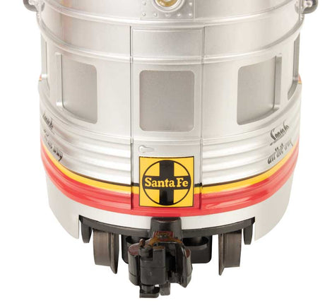Eggliner - Standard DC -- Santa Fe (Warbonnet; silver, red; "...All the Way" Slogan)-3