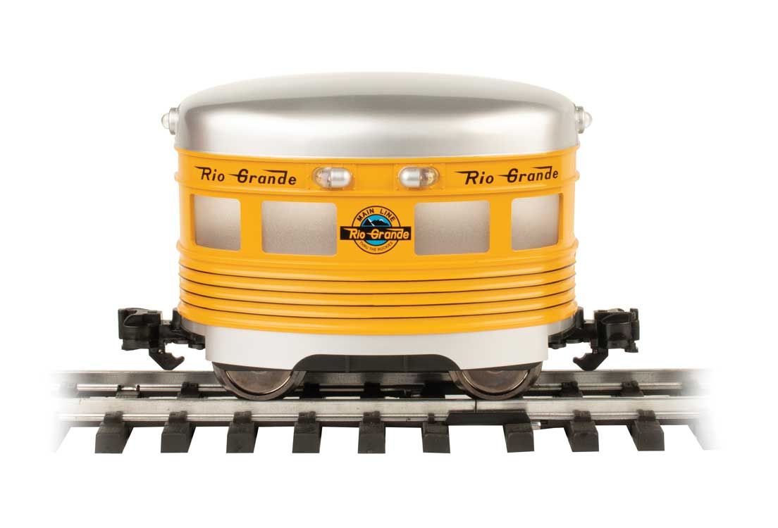 Eggliner - Standard DC -- Denver & Rio Grande Western (Aspen Gold, silver, 4 Stripe)-2
