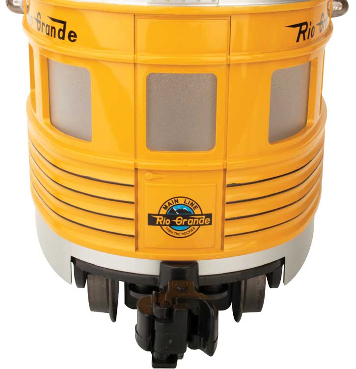 Eggliner - Standard DC -- Denver & Rio Grande Western (Aspen Gold, silver, 4 Stripe)-3