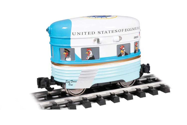 Eggliner - Standard DC -- Egg Force One (white, blue, teal)