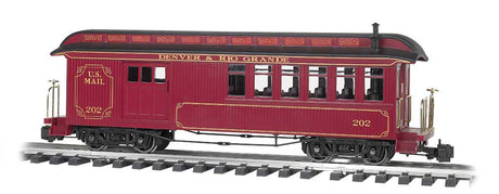 Wood Combine - Ready to Run -- Denver & Rio Grande Western 202 (red)