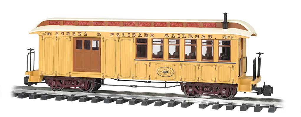 Wood Combine - Ready to Run -- Eureka & Palisade (yellow, cream)