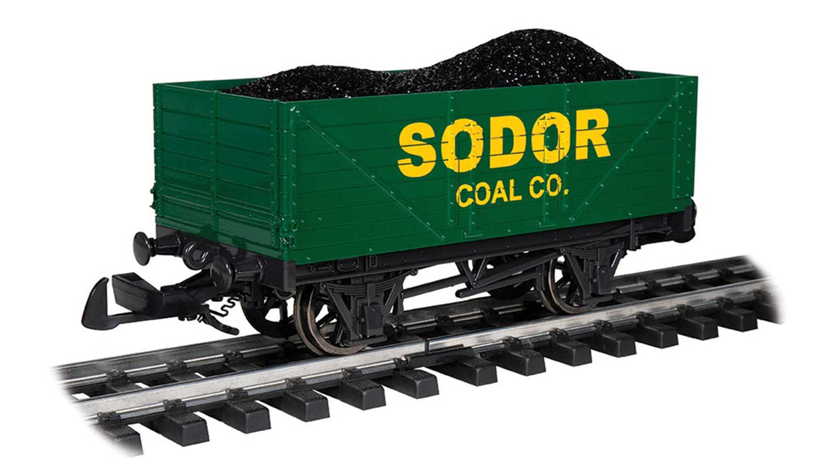 Thomas & Friends(TM) - Mining Wagon with Load -- Sodor Coal Co. (green, yellow)