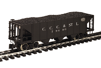 3-Bay Steel Hopper - Ready to Run -- Cleveland, Cincinnati, Chicago & St. Louis Railway