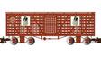 Animated Stock Car with Horses - Ready to Run -- Southern Pacific (Boxcar Red)