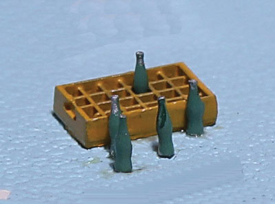 Empty Coke Case w/Bottles