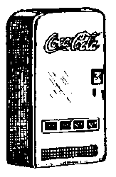 Upright Coke Machine -- Undecorated