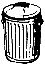 20-Gallon Garbage Cans -- Empty pkg(4)