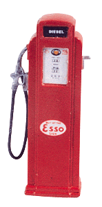 Gas Pump -- 1940s Gulf/Esso