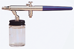 Airbrushes -- Model 150 Airbrush Deluxe Set - Medium & Heavy Nozzle/Needle w/Wooden Case