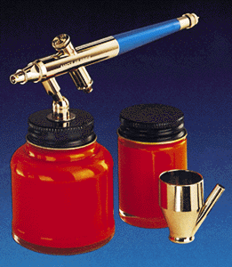 Airbrushes -- Model 200 Basic Airbursh Set - Medium, Bottom Feed