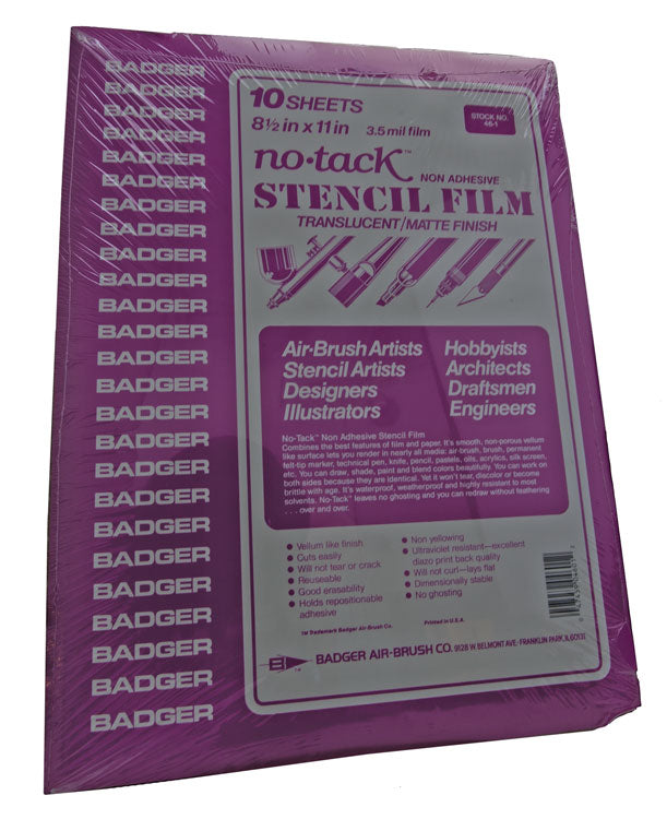 Stencil Film -- 8-1/2 x 11"  21.6 x 27.9cm pkg(10)