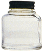 Glass Airbrush Jar and Cover -- 2oz  60ml for Model 200, 250, 350 and 150 Airbrushes