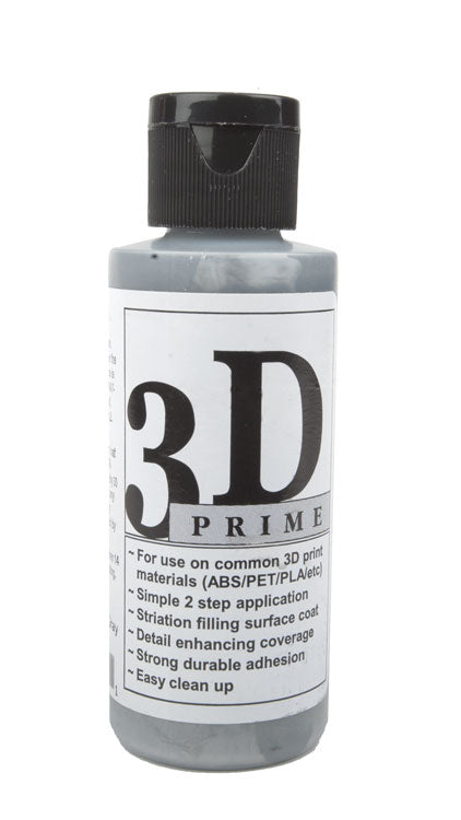 Primer Color Coat - 3D Prime -- Gray 2oz  59ml