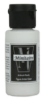 Acrylic Airbrush-Ready Color - Minitaire - 1oz  29.6mL -- Metallic Chrome Silver