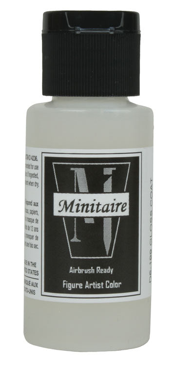 Acrylic Airbrush-Ready Color - Minitaire -- Clear Gloss - 1oz  29.6mL