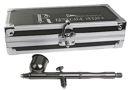 Velocity Renegade Airbrush, Gravity Feed, Dual Action, Internal Mix AirBrush -- Hairline 1", .21mm paint tip, 6 Degree Linear AirFlow Angle