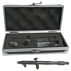 Rage Renegade Airbrush Bottom Feed, Dual Action, Internal Mix -- Technical Pencil Line 1", .33mm Paint Tip, 6.5 Degree Linear Air Flow Angle