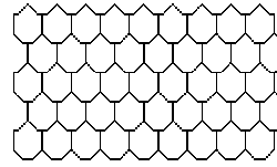 Victorian Paper Shingles -- Octagonal
