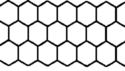 Victorian Paper Shingles -- Hexagonal