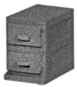 Two-Drawer File Cabinet