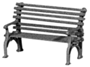 Ornate Bench - Park Style
