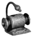Bench Grinder w/Lamp