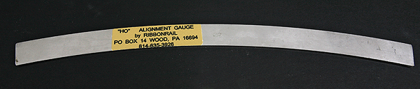 10" Track Alignment Gauges - Curved -- 20" Radius