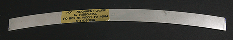 10" Track Alignment Gauges - Curved -- 24" Radius