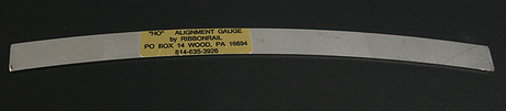 10" Track Alignment Gauges - Curved -- 28" Radius