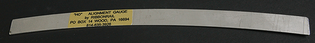 10" Track Alignment Gauges - Curved -- 30" Radius