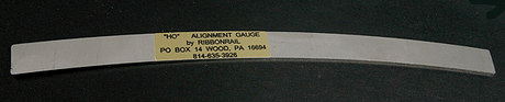 10" Track Alignment Gauges - Curved -- 32" Radius