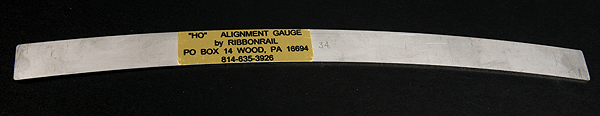 10" Track Alignment Gauges - Curved -- 34" Radius