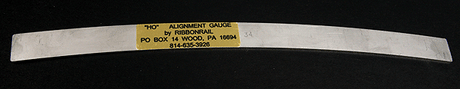 10" Track Alignment Gauges - Curved -- 34" Radius
