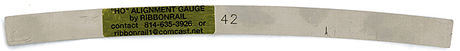 10" Track Alignment Gauges - Curved -- 42" Radius